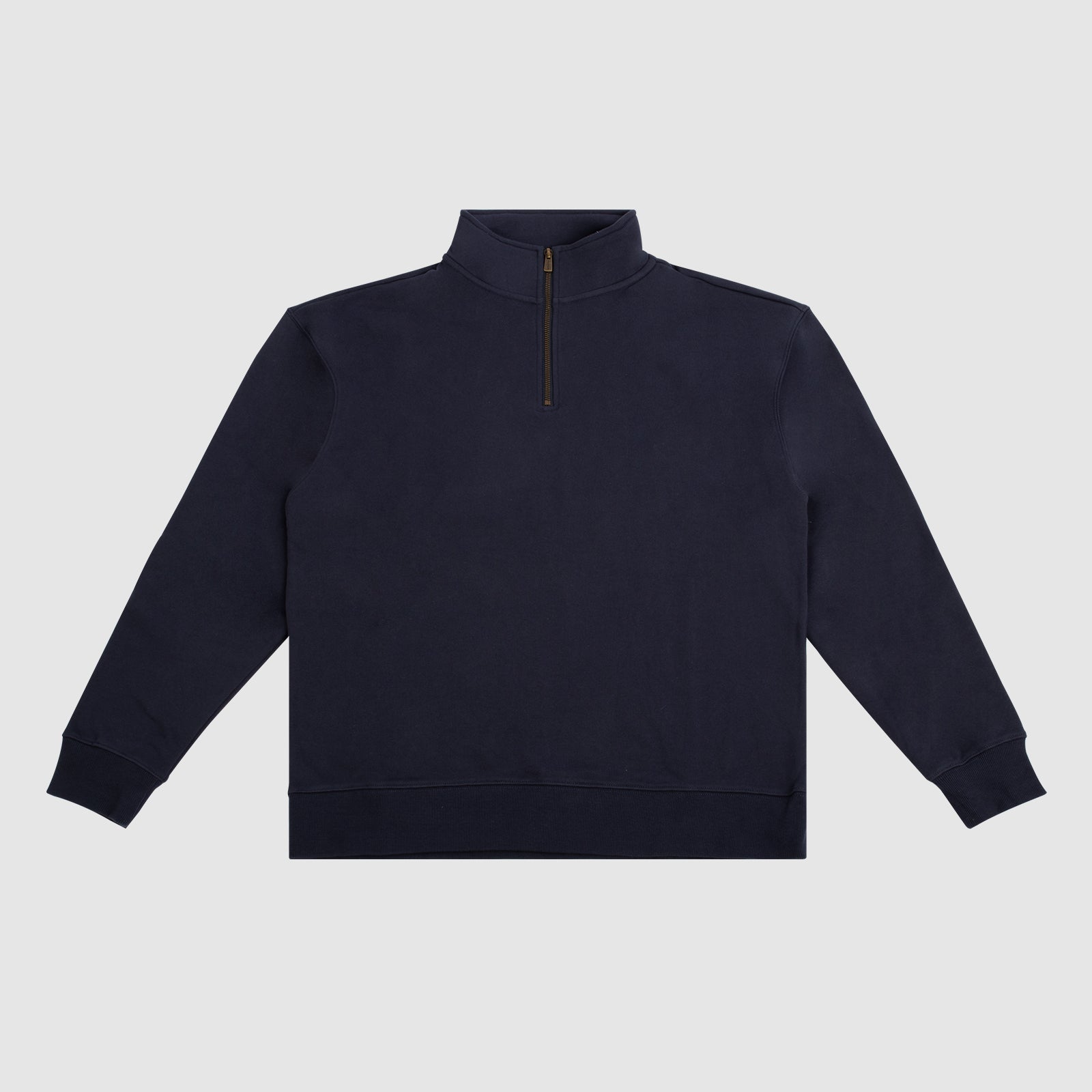 Unisex Quarter Zip Jumper Navy
