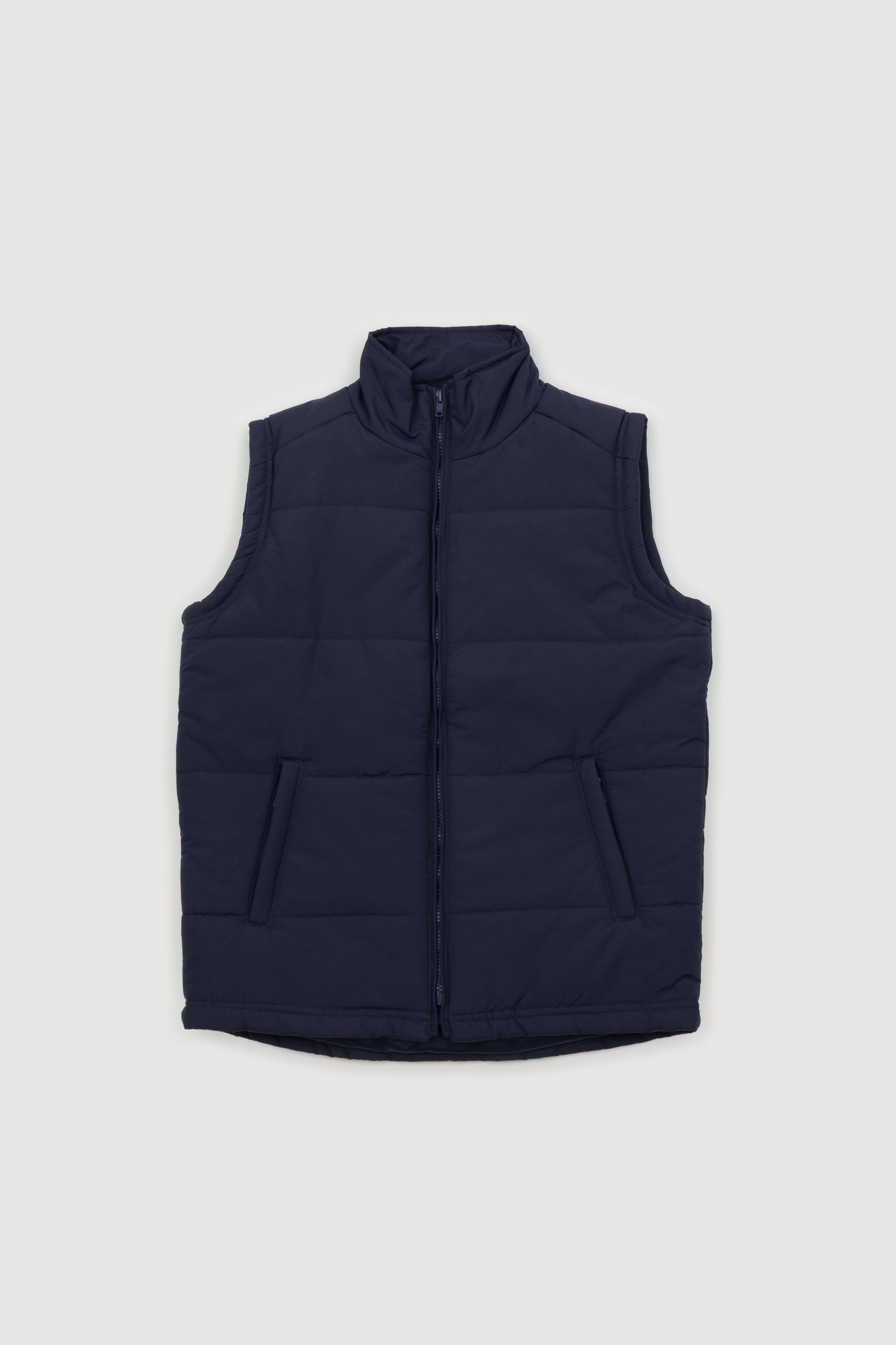 Unisex Puffer Vest Navy – Custom by ORTC