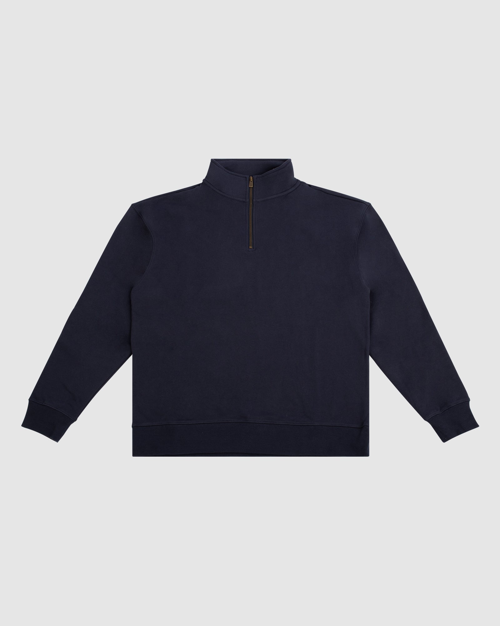 Unisex Quarter Zip Jumper Navy