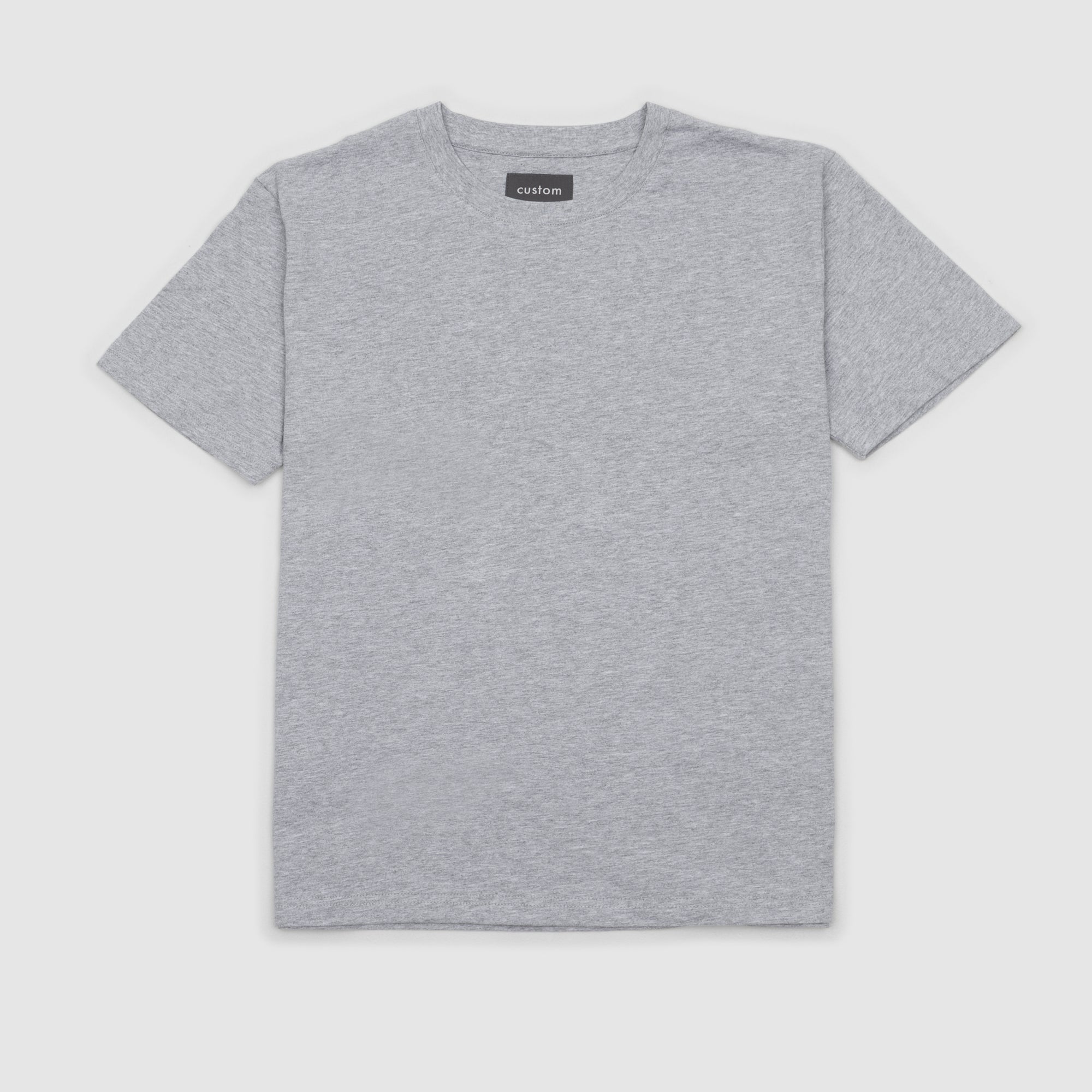Mens Standard T Shirt Grey Marle