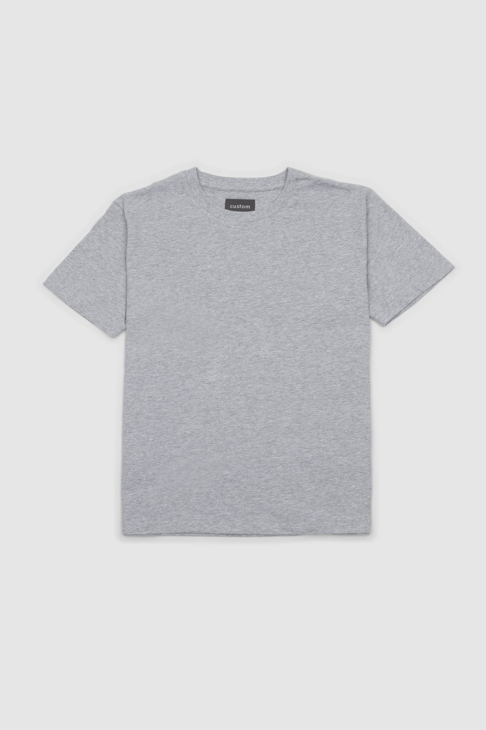 Mens Standard T Shirt Grey Marle