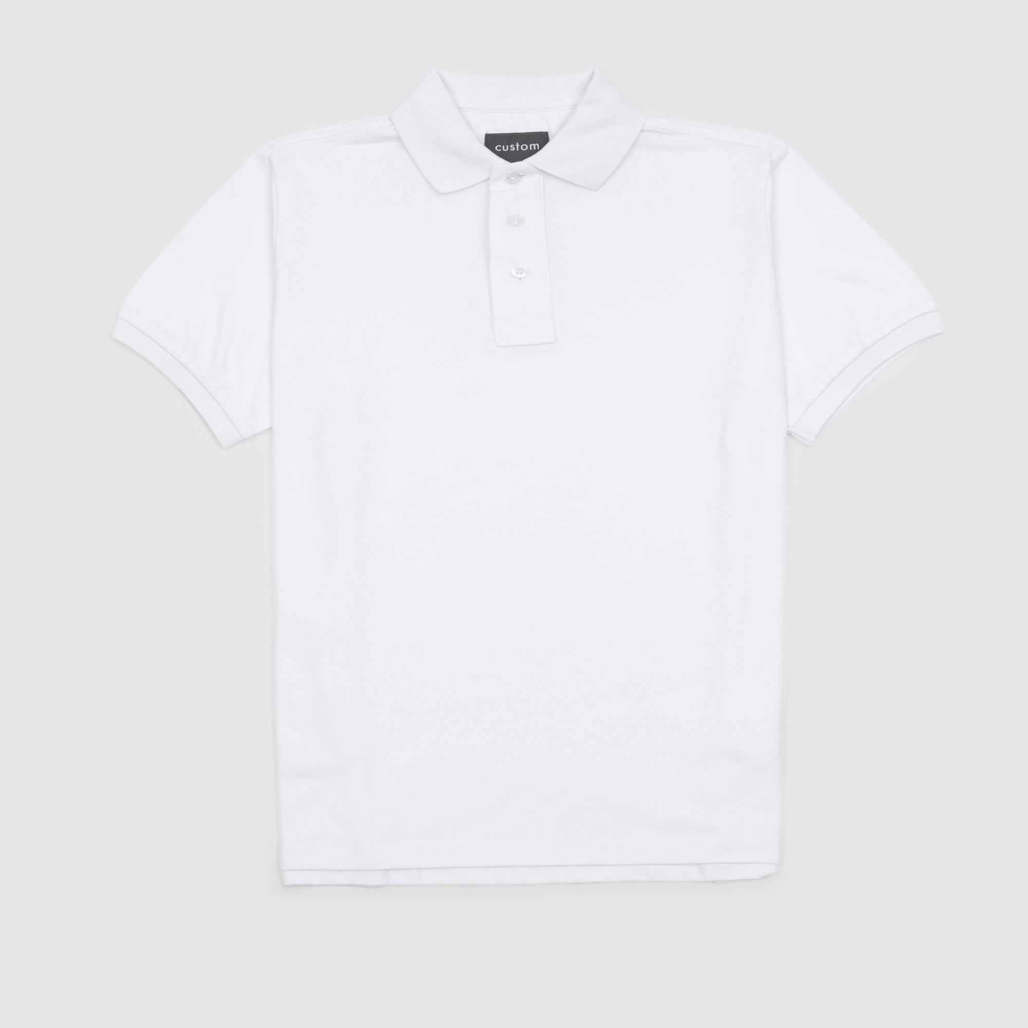 Mens Standard Polo Shirt White