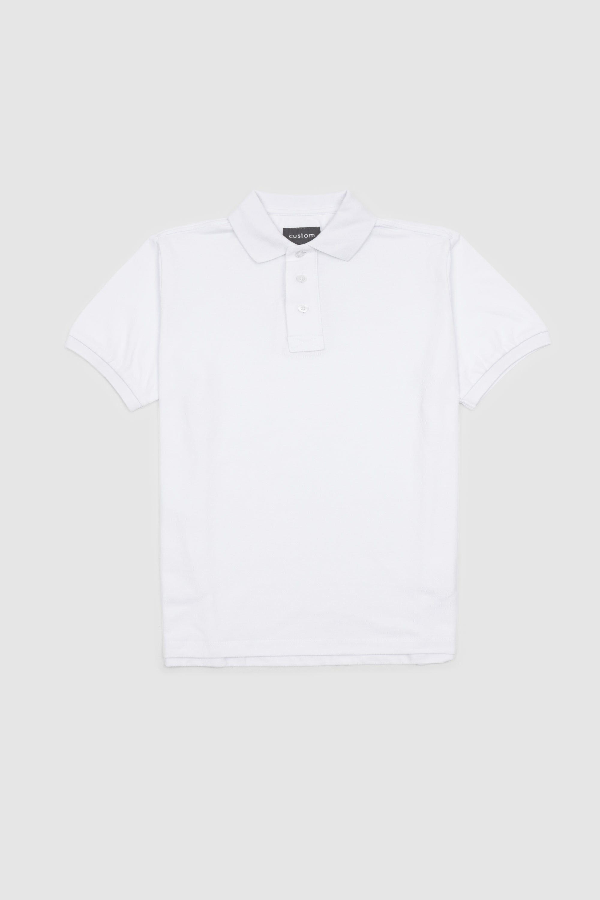 Mens Standard Polo Shirt White