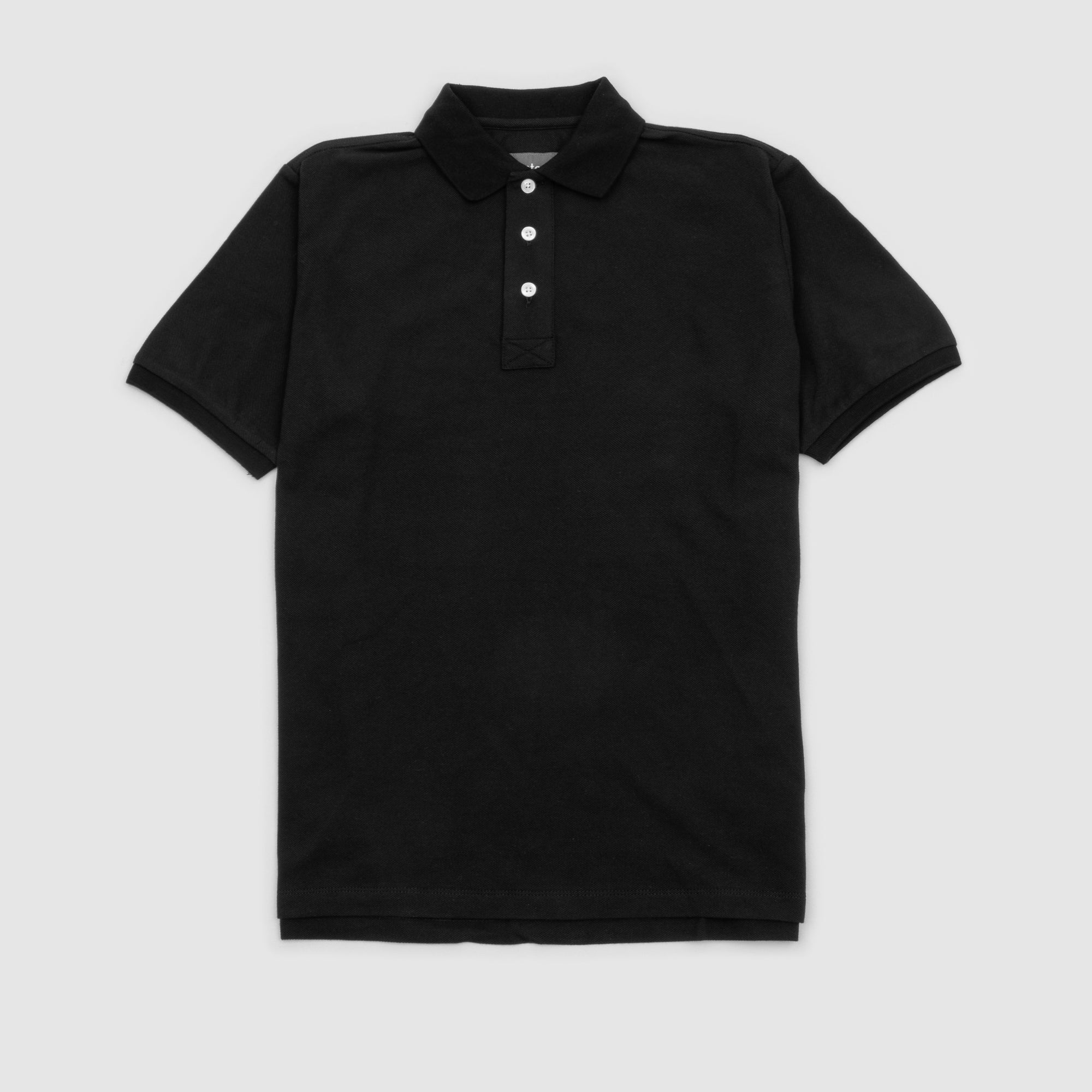 Mens Standard Polo Shirt Black