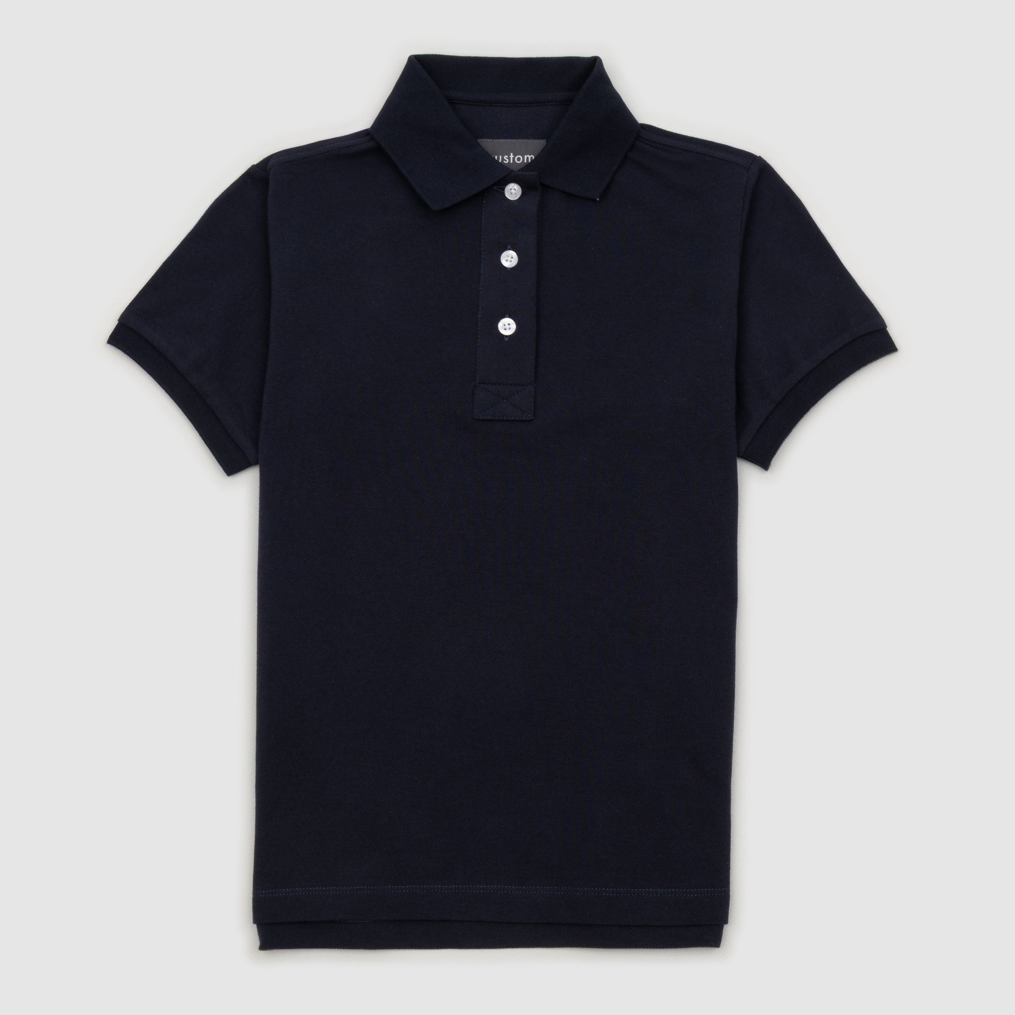 Womens Standard Polo Shirt Navy