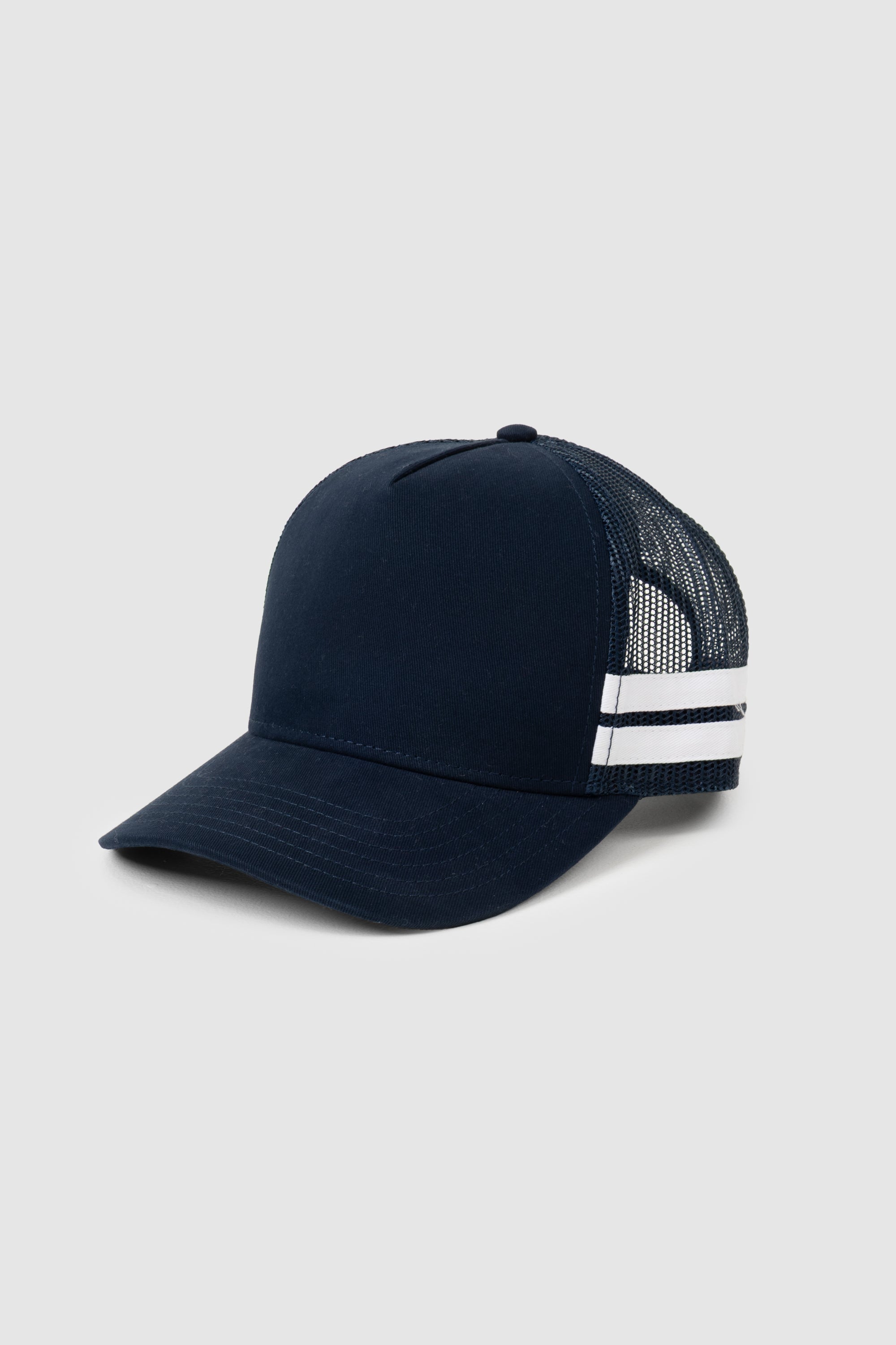 Striped Trucker Cap