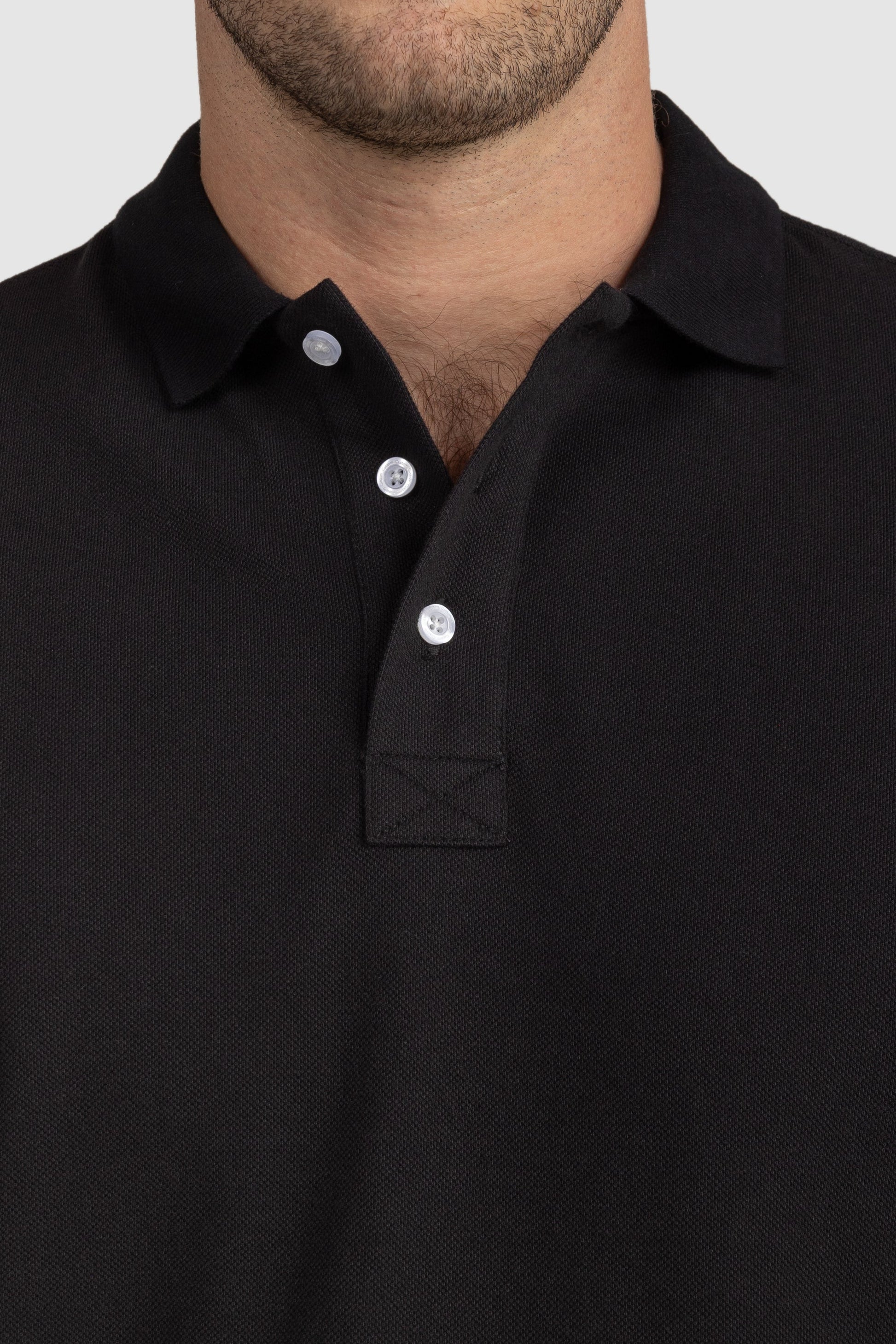 Mens Standard Polo Shirt Black