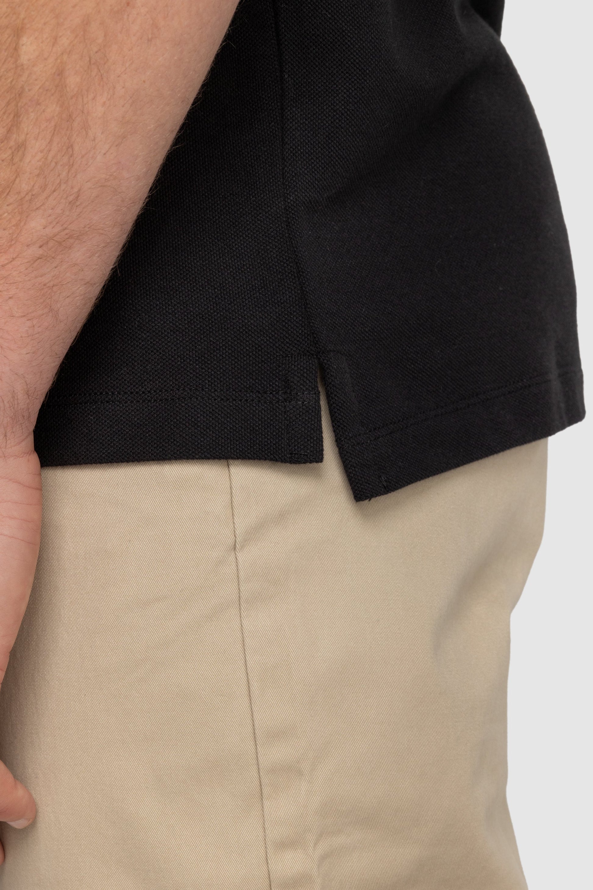 Mens Standard Polo Shirt Black