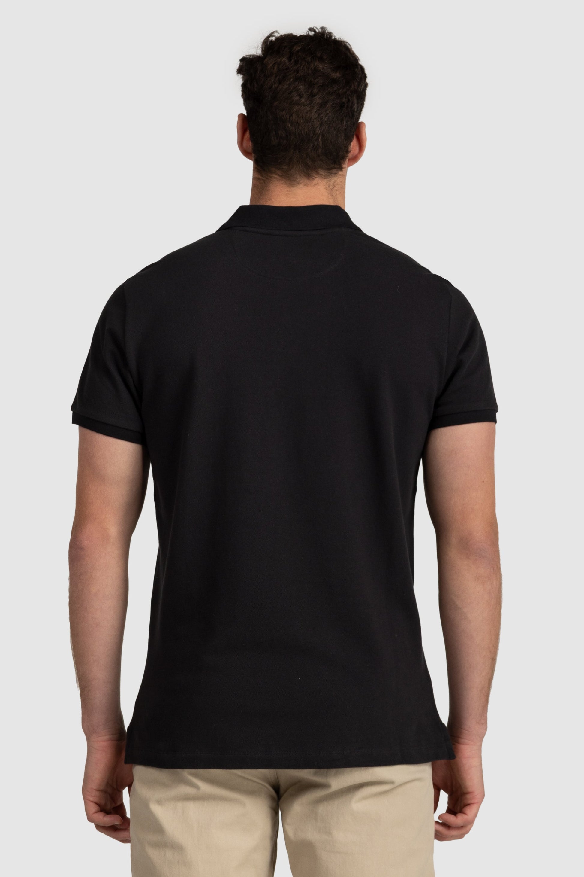 Mens Standard Polo Shirt Black