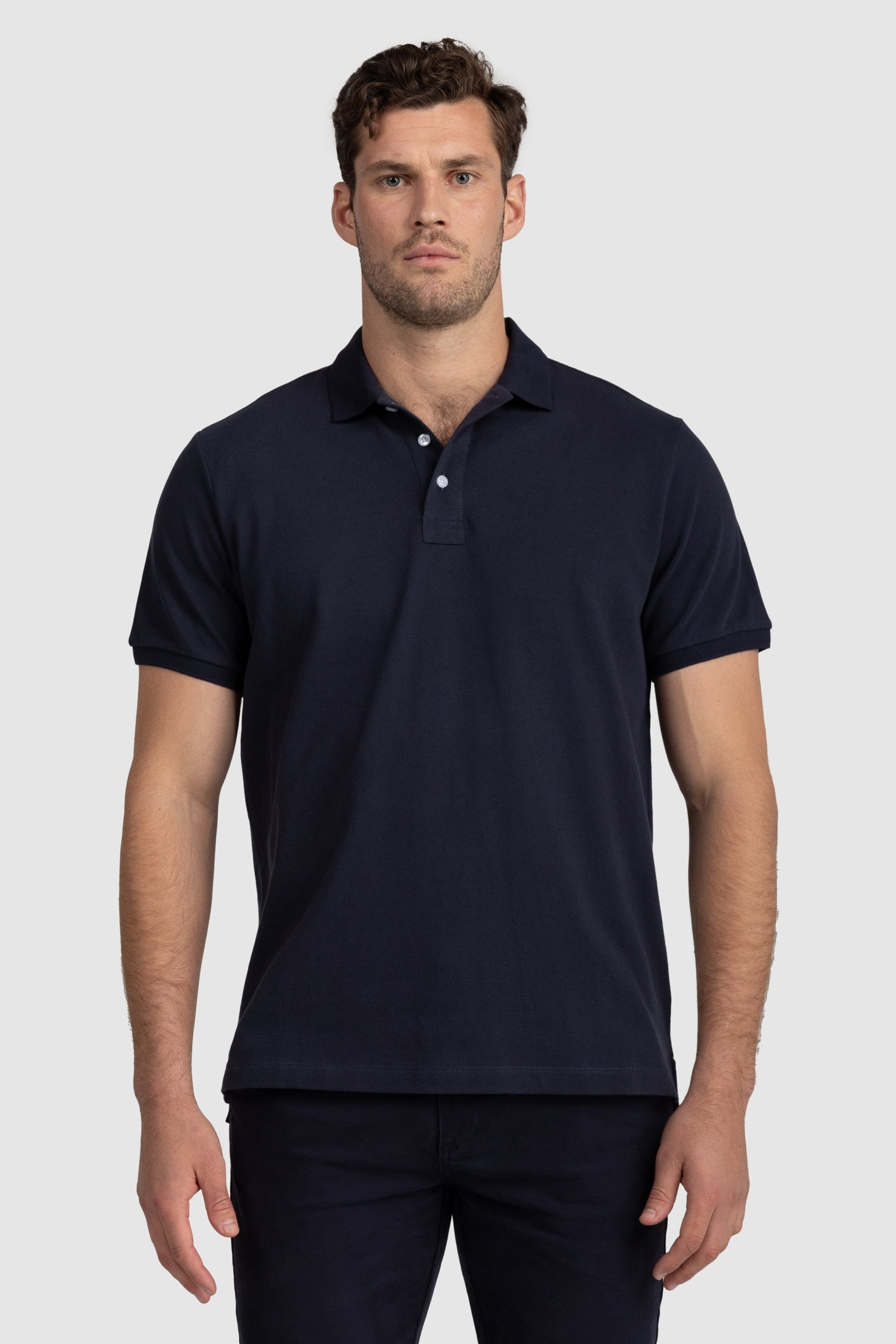 Mens Standard Polo Shirt Navy
