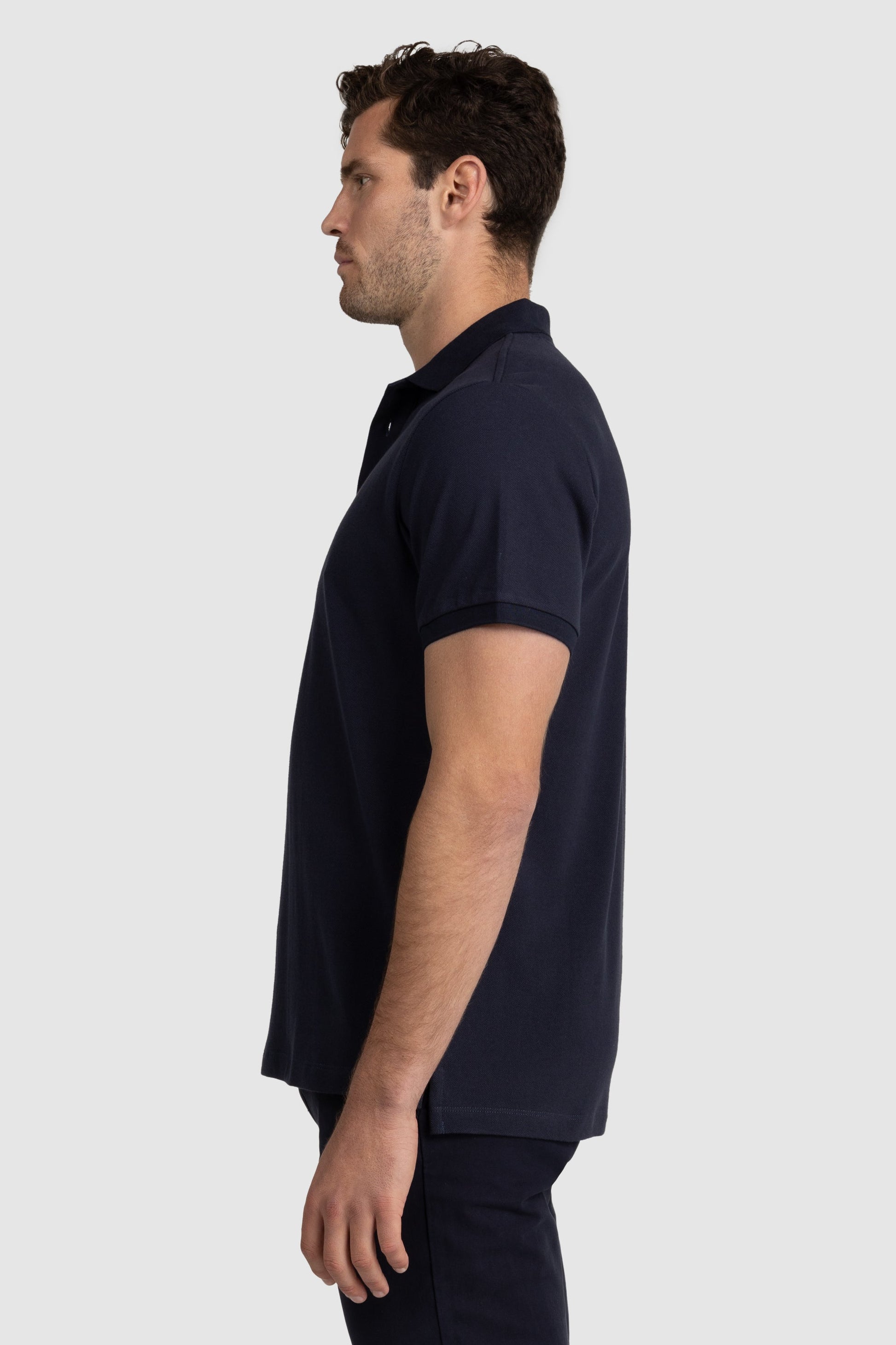 Mens Standard Polo Shirt Navy