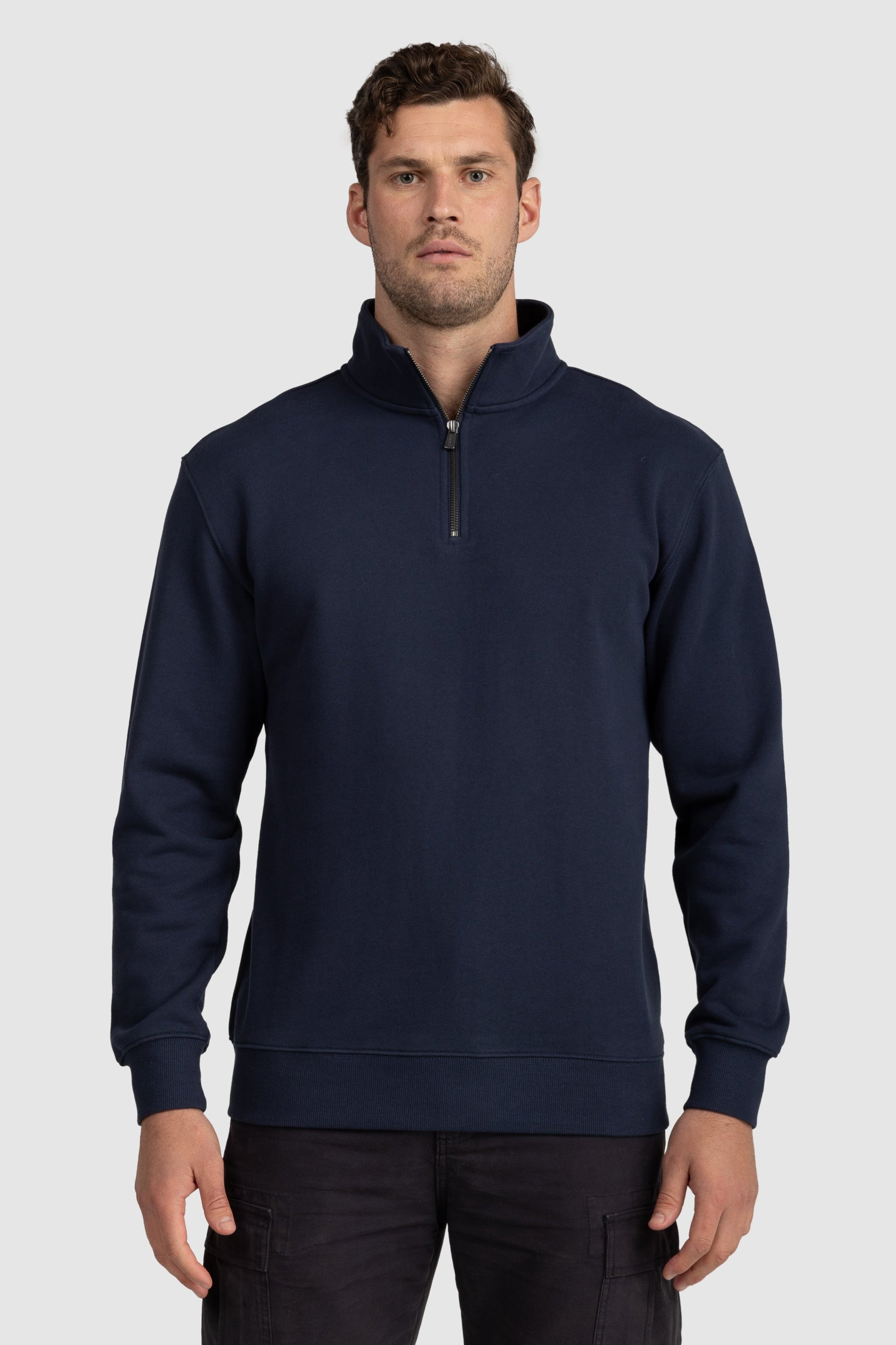 Mens Standard Quarter Zip Navy