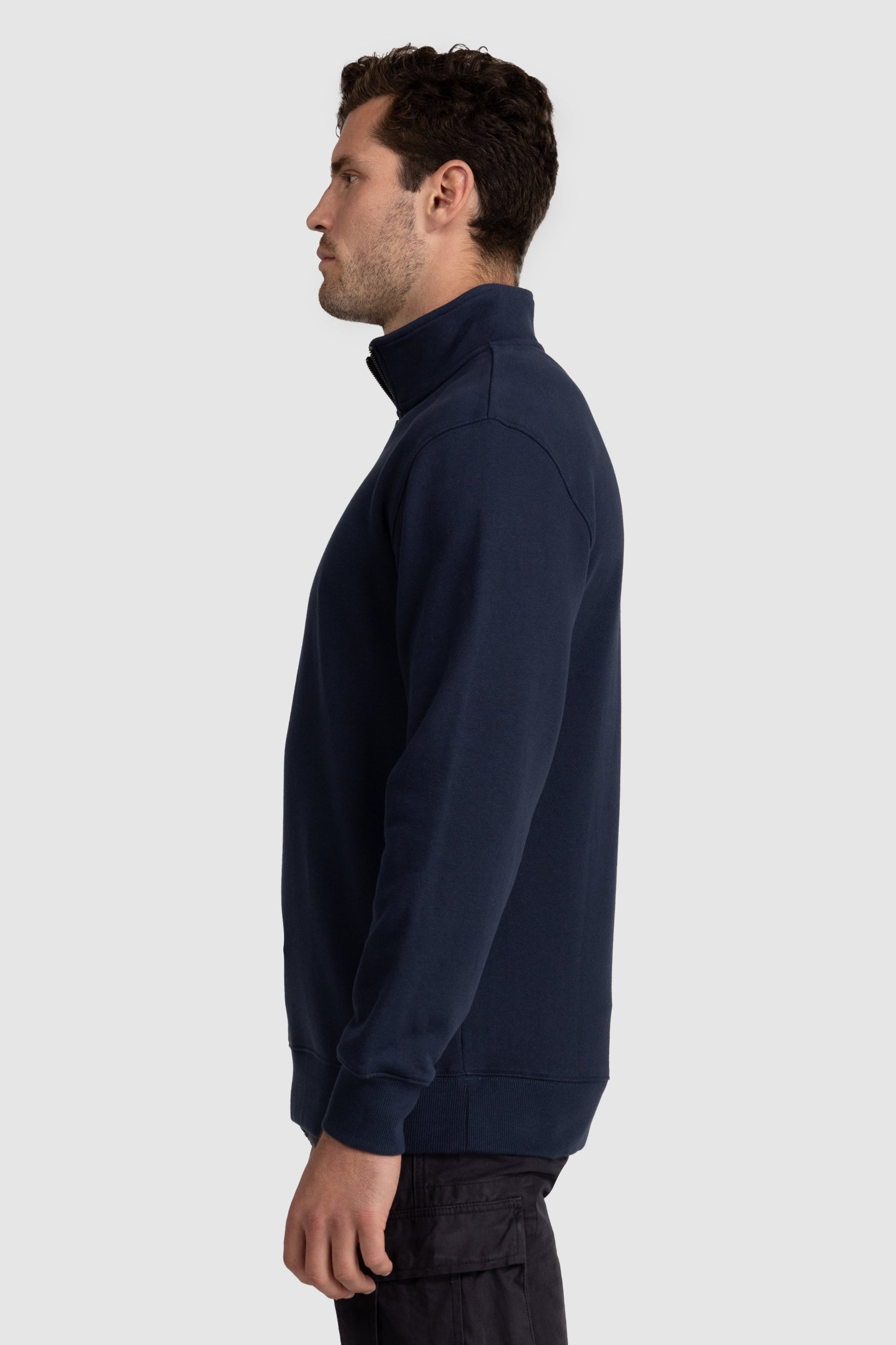 Mens Standard Quarter Zip Navy