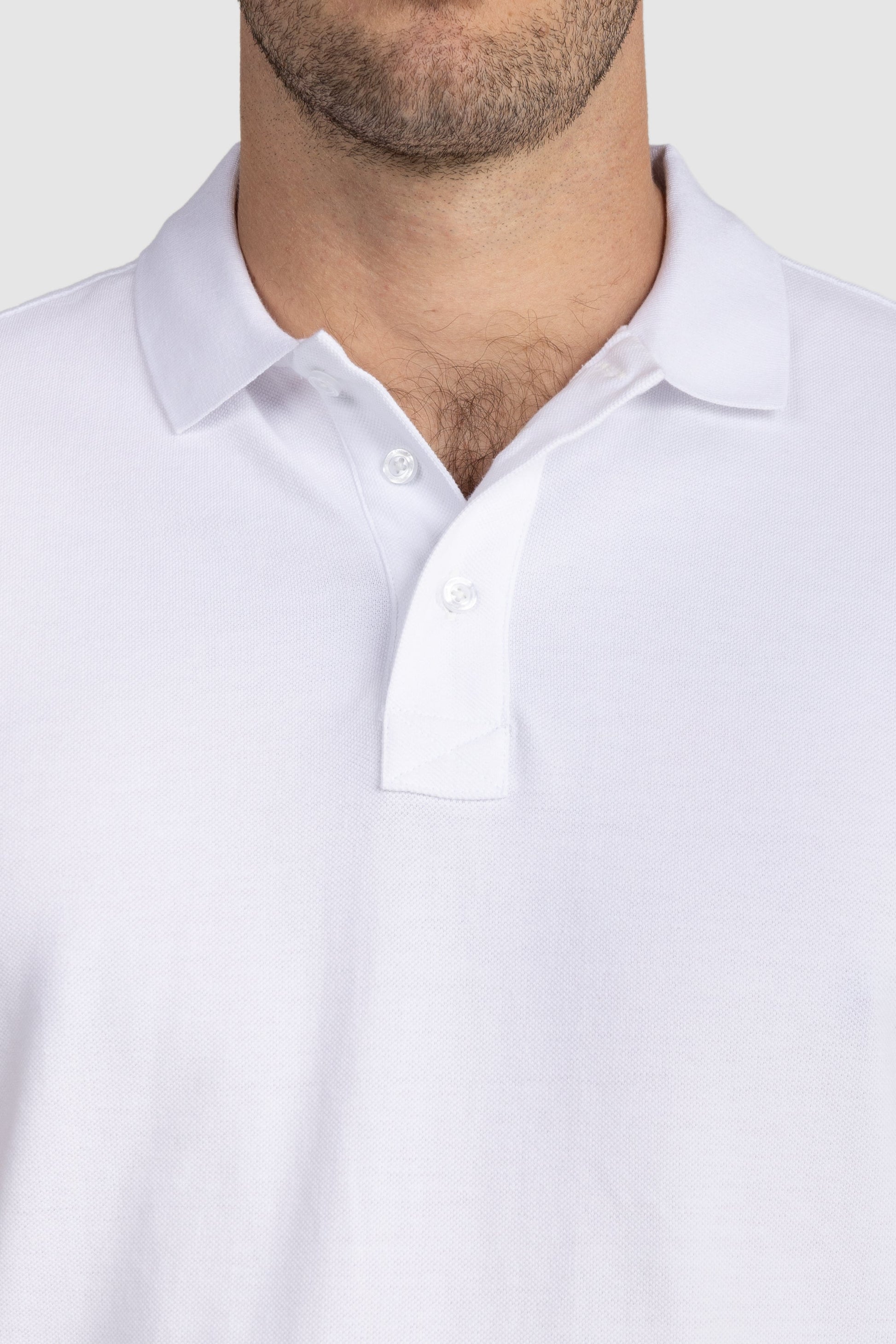 Mens Standard Polo Shirt White