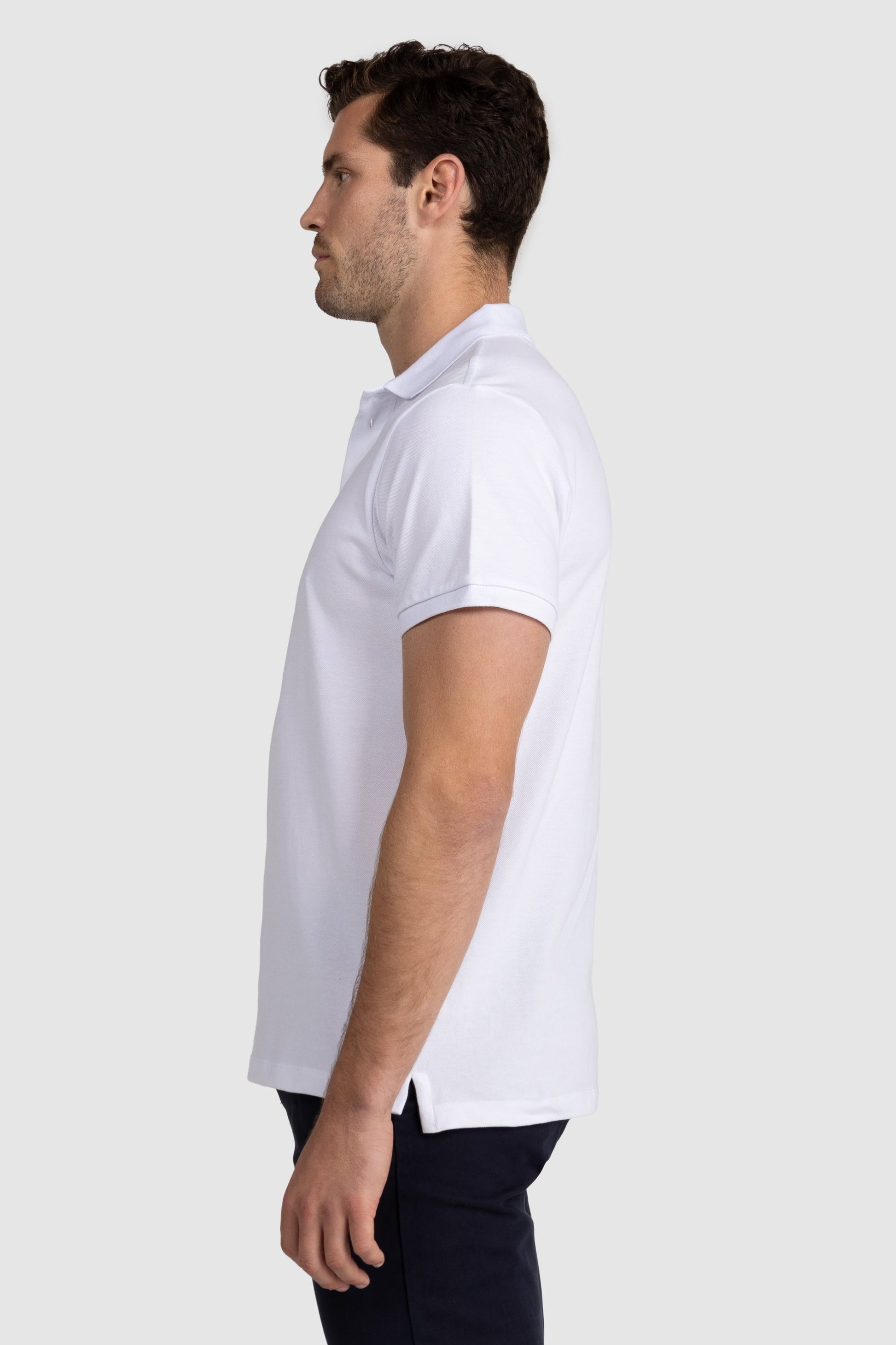Mens Standard Polo Shirt White