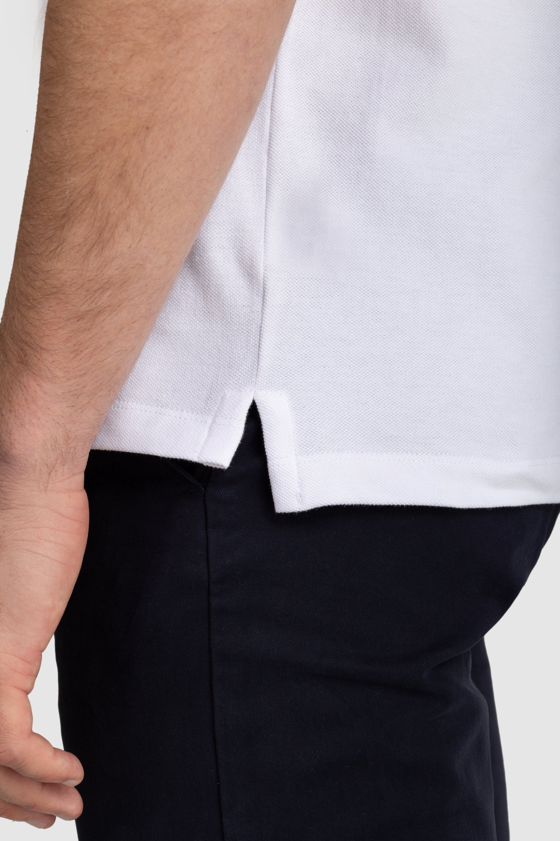 Mens Standard Polo Shirt White