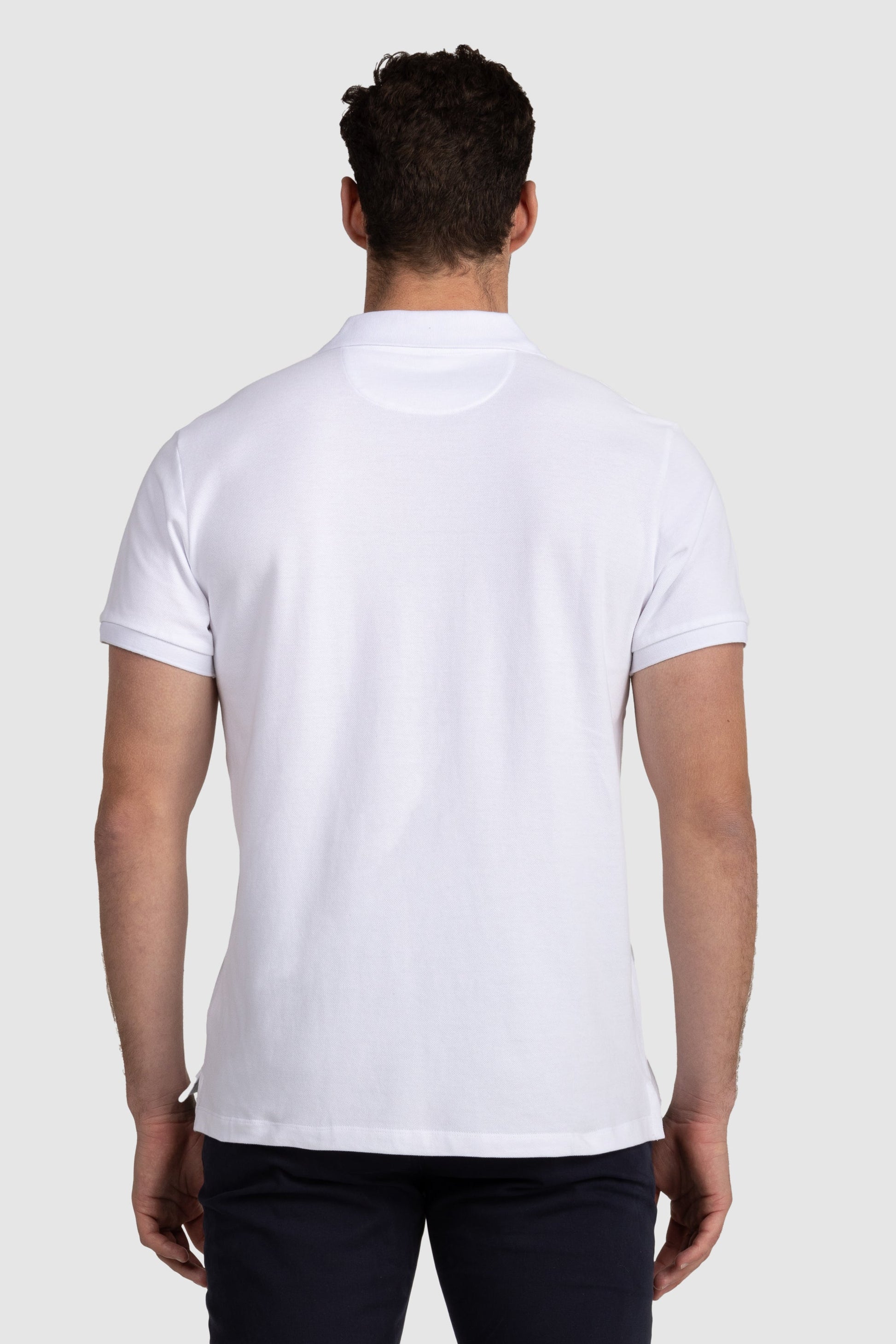 Mens Standard Polo Shirt White