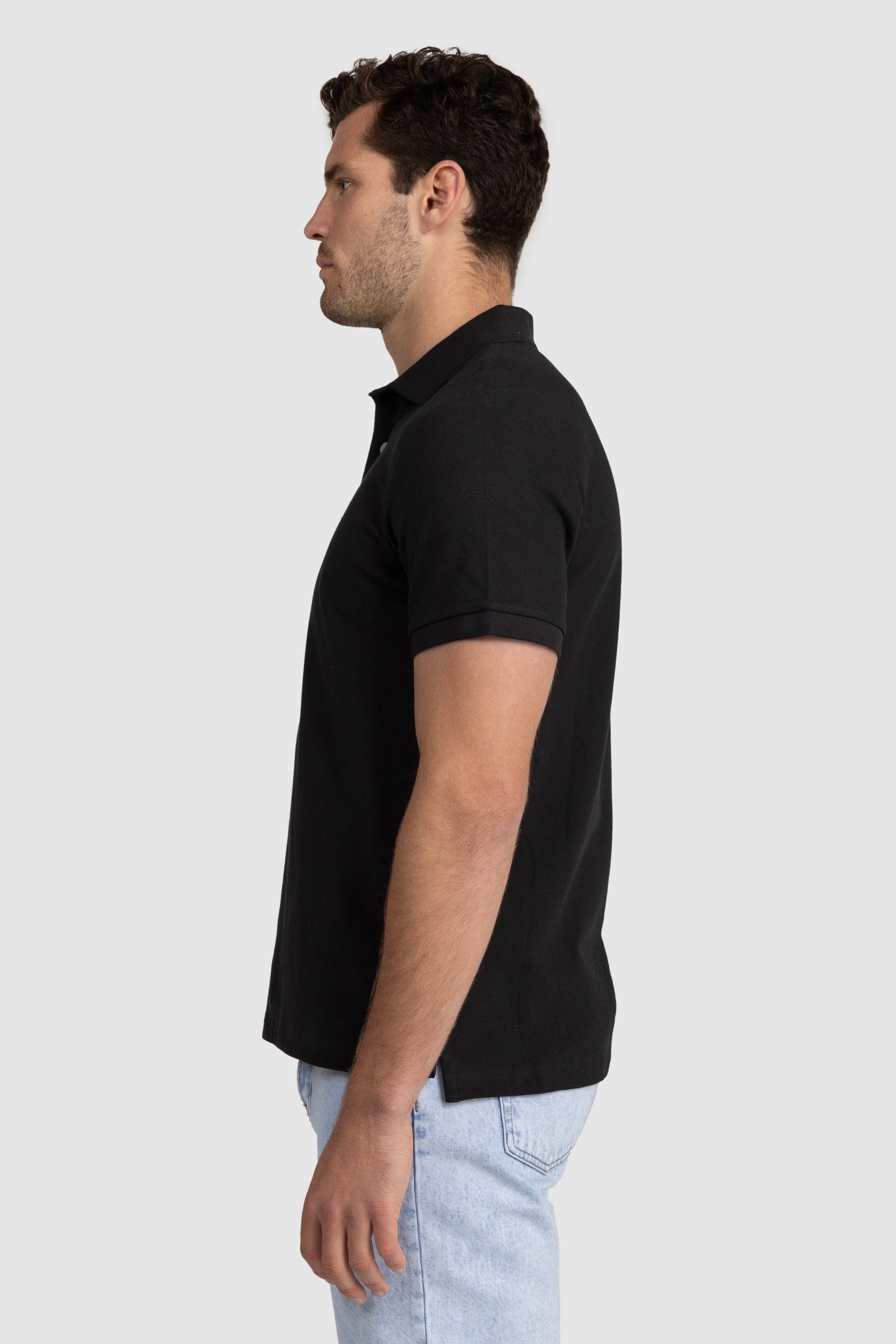 Unisex Polo Shirt Black