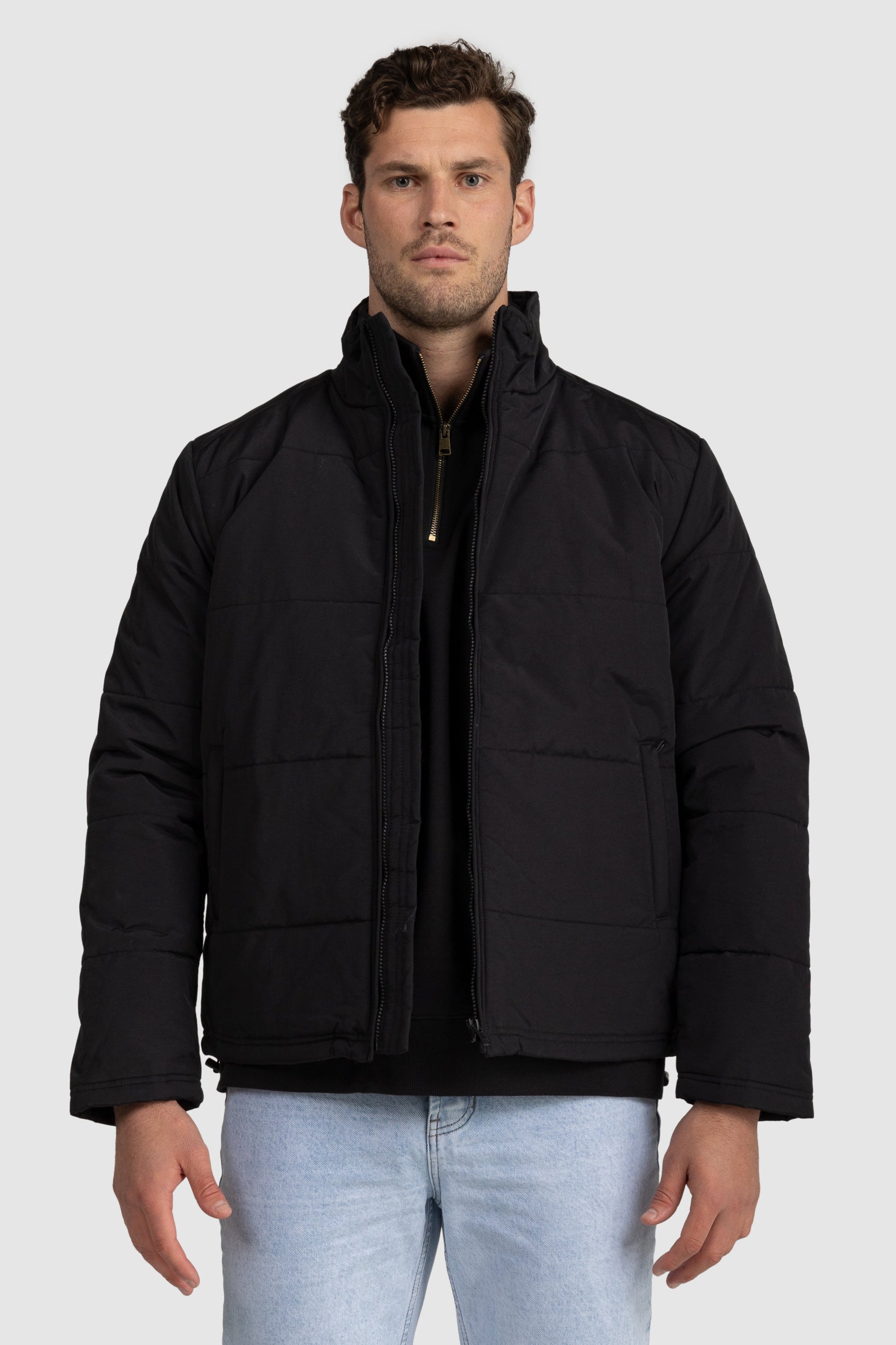 Unisex Puffer Jacket Black