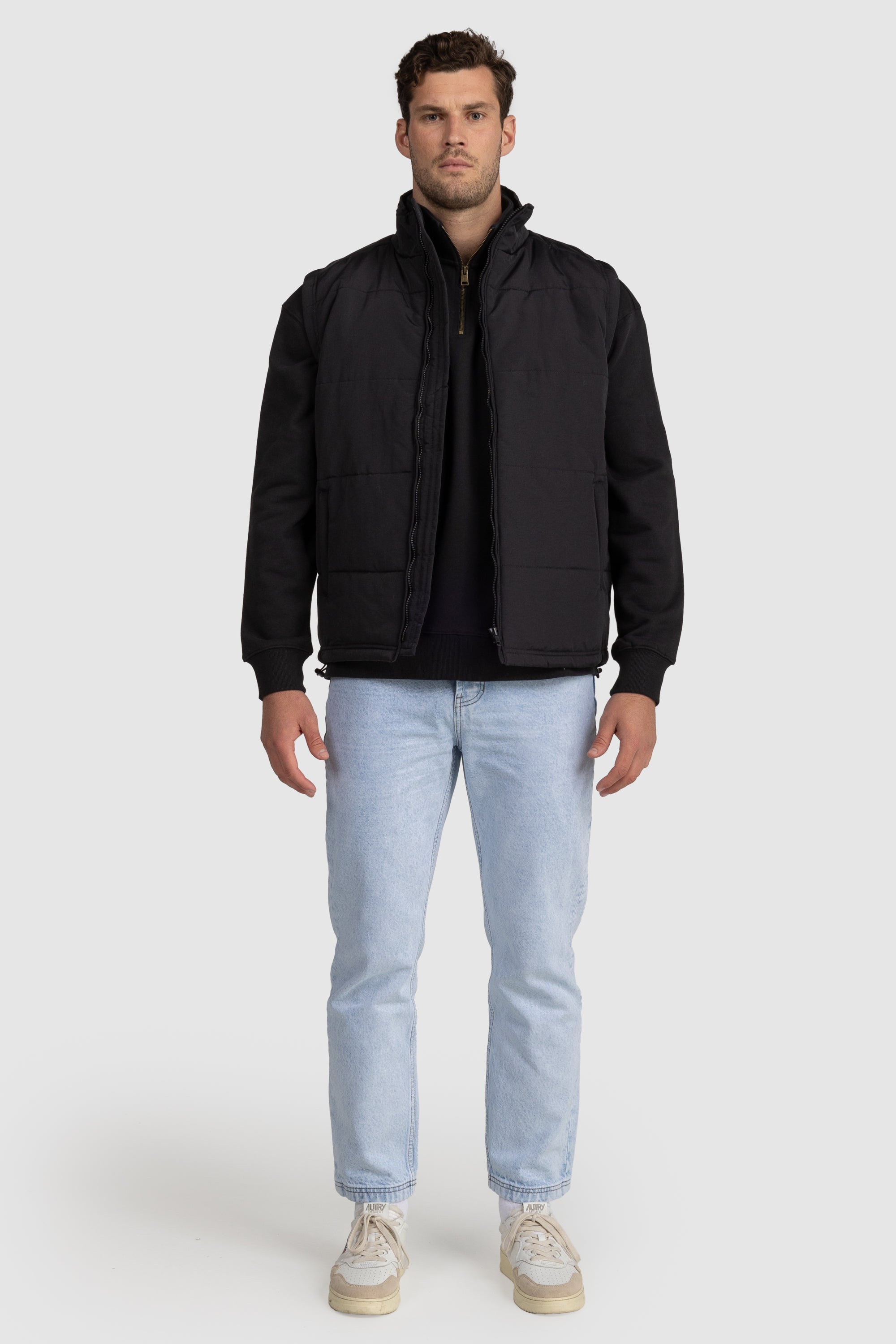 Unisex Puffer Vest Black