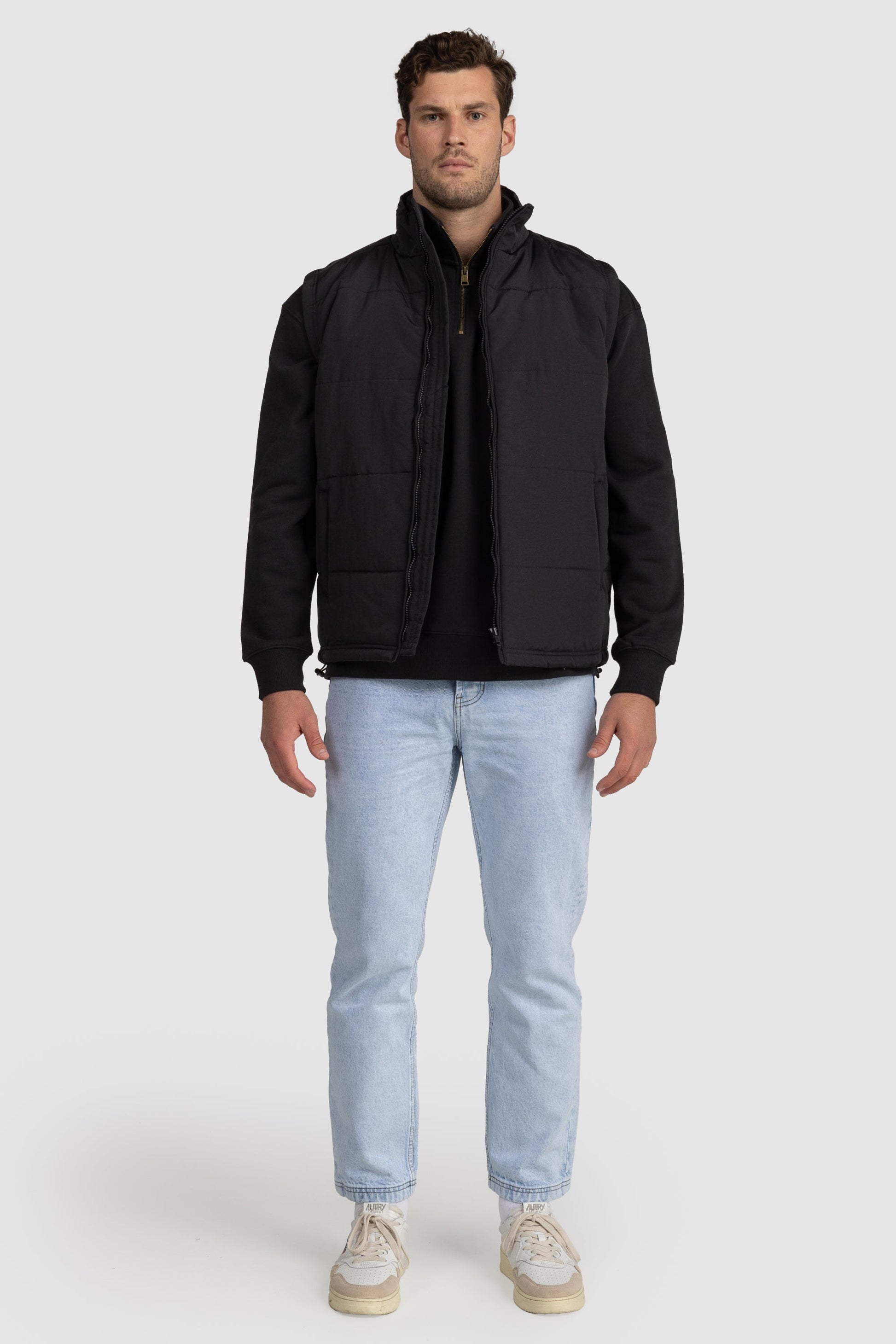 Unisex Puffer Vest Black