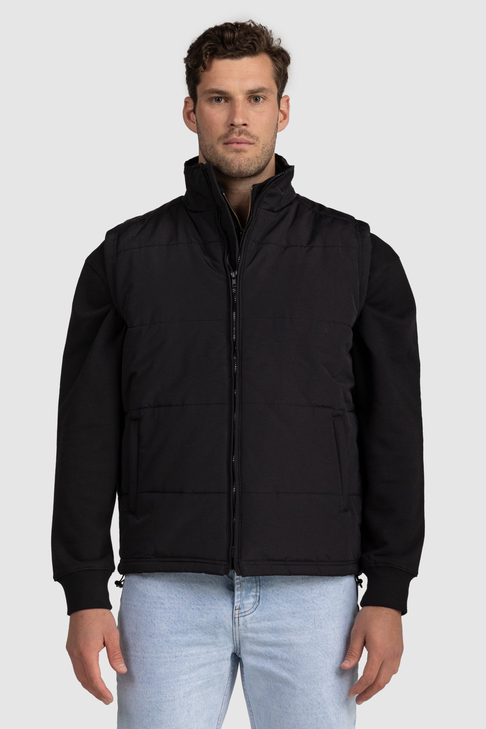 Unisex Puffer Vest Black