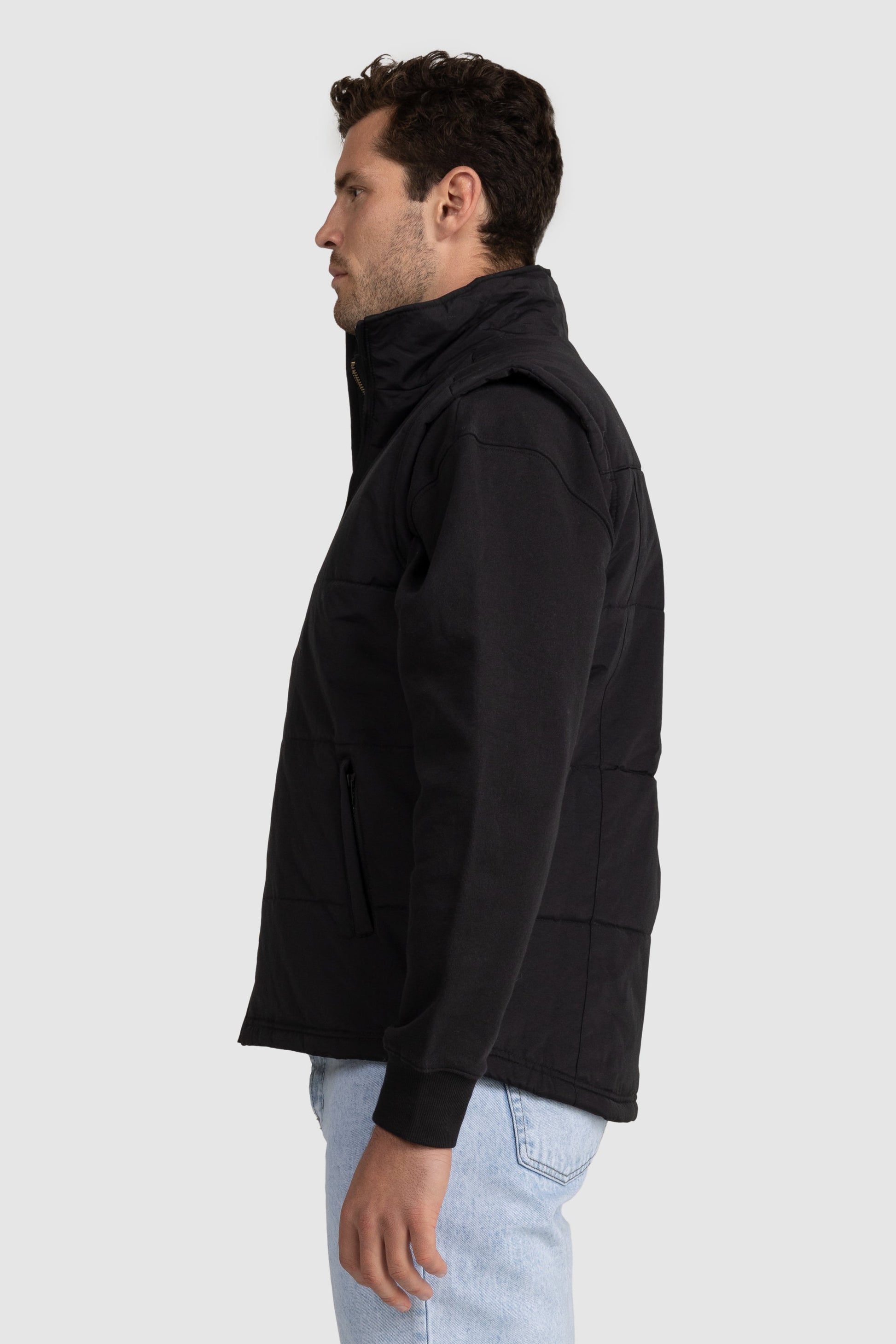 Unisex Puffer Vest Black