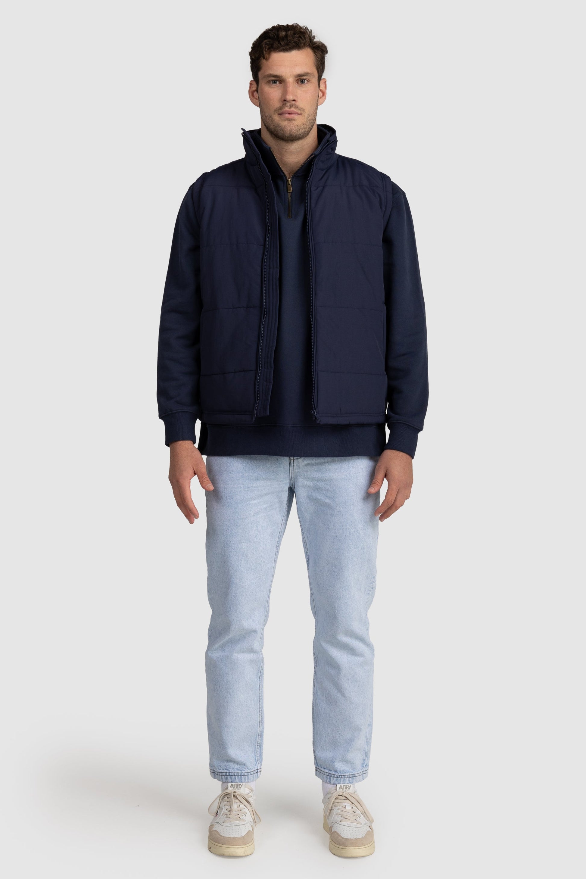 Unisex Puffer Vest Navy