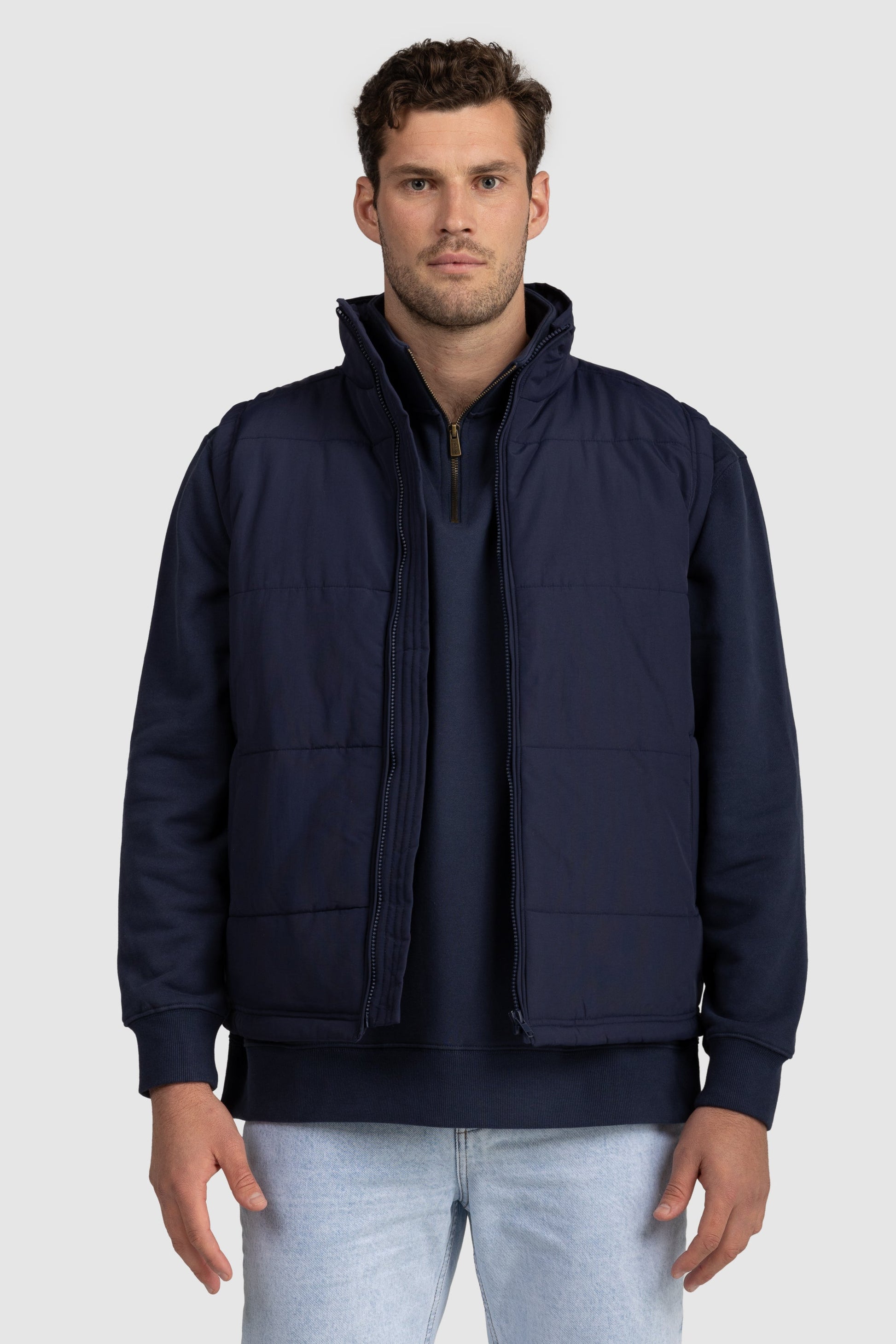 Unisex Puffer Vest Navy