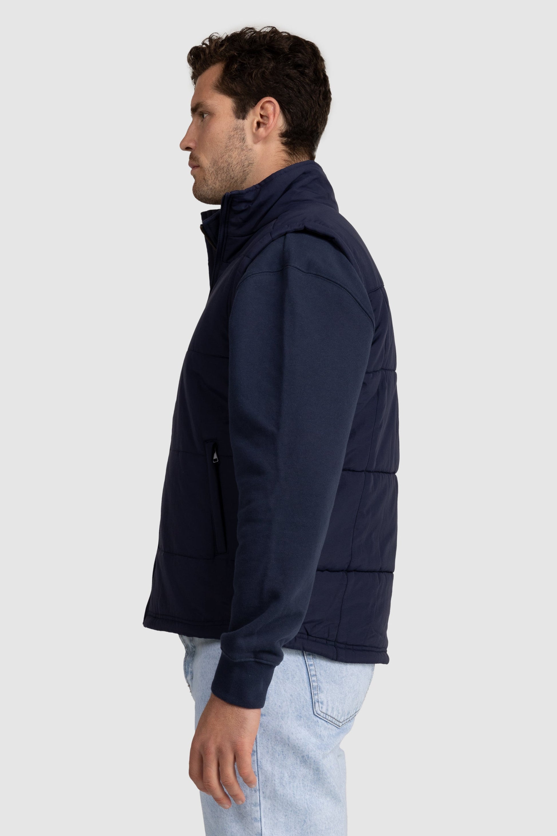 Unisex Puffer Vest Navy