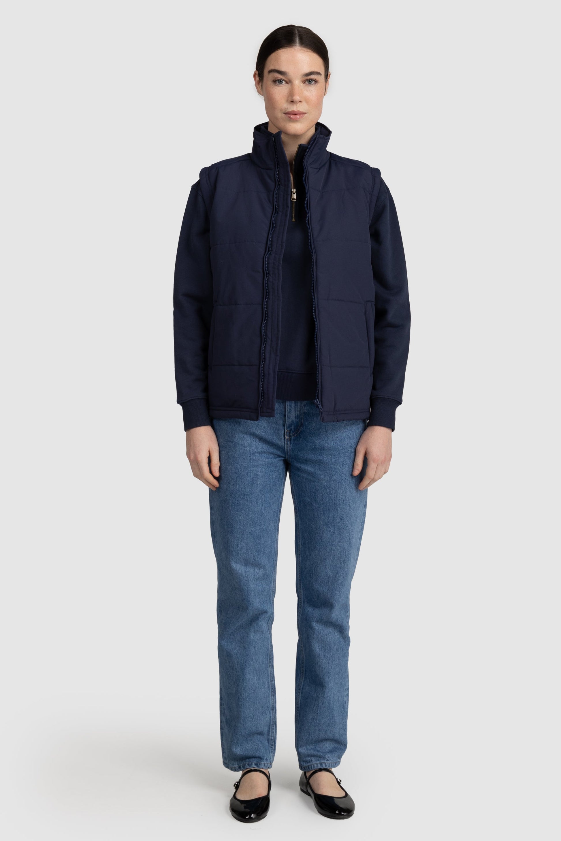 Unisex Puffer Vest Navy