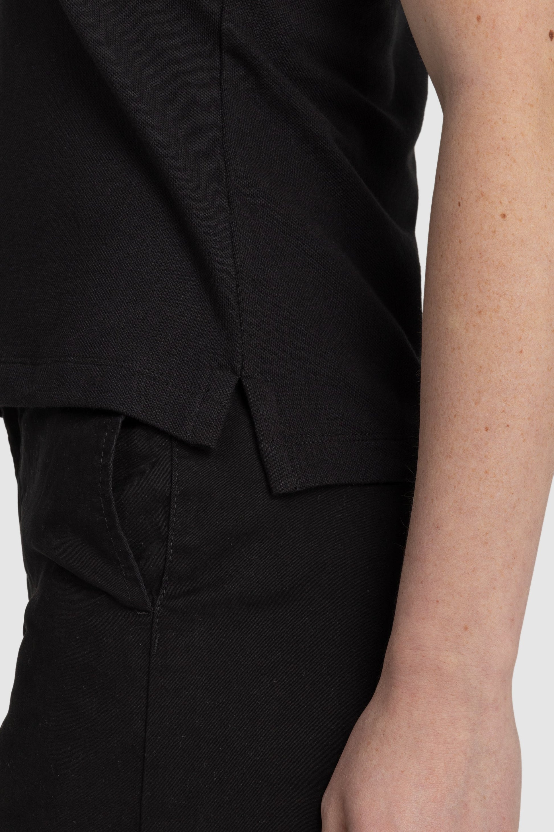 Womens Standard Polo Shirt Black