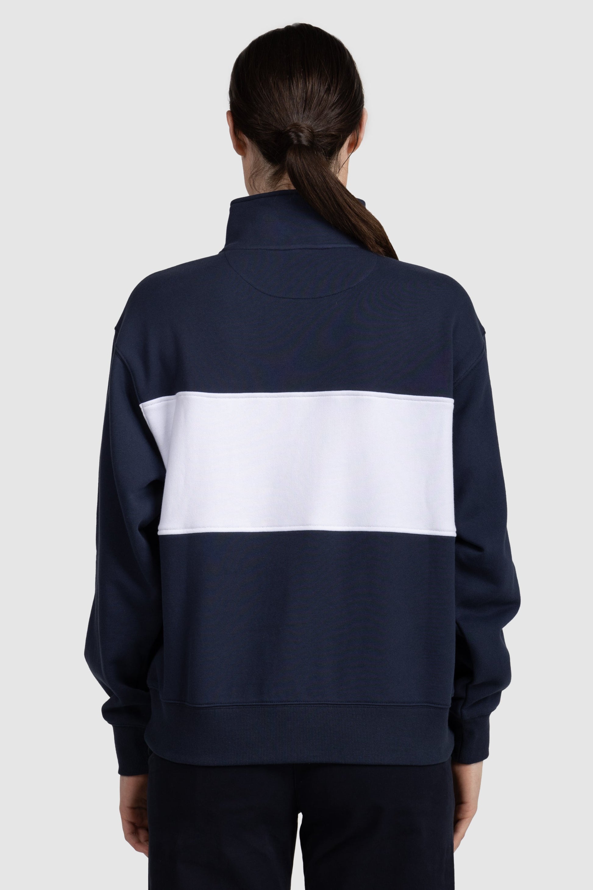 Womens Panel Quarter Zip