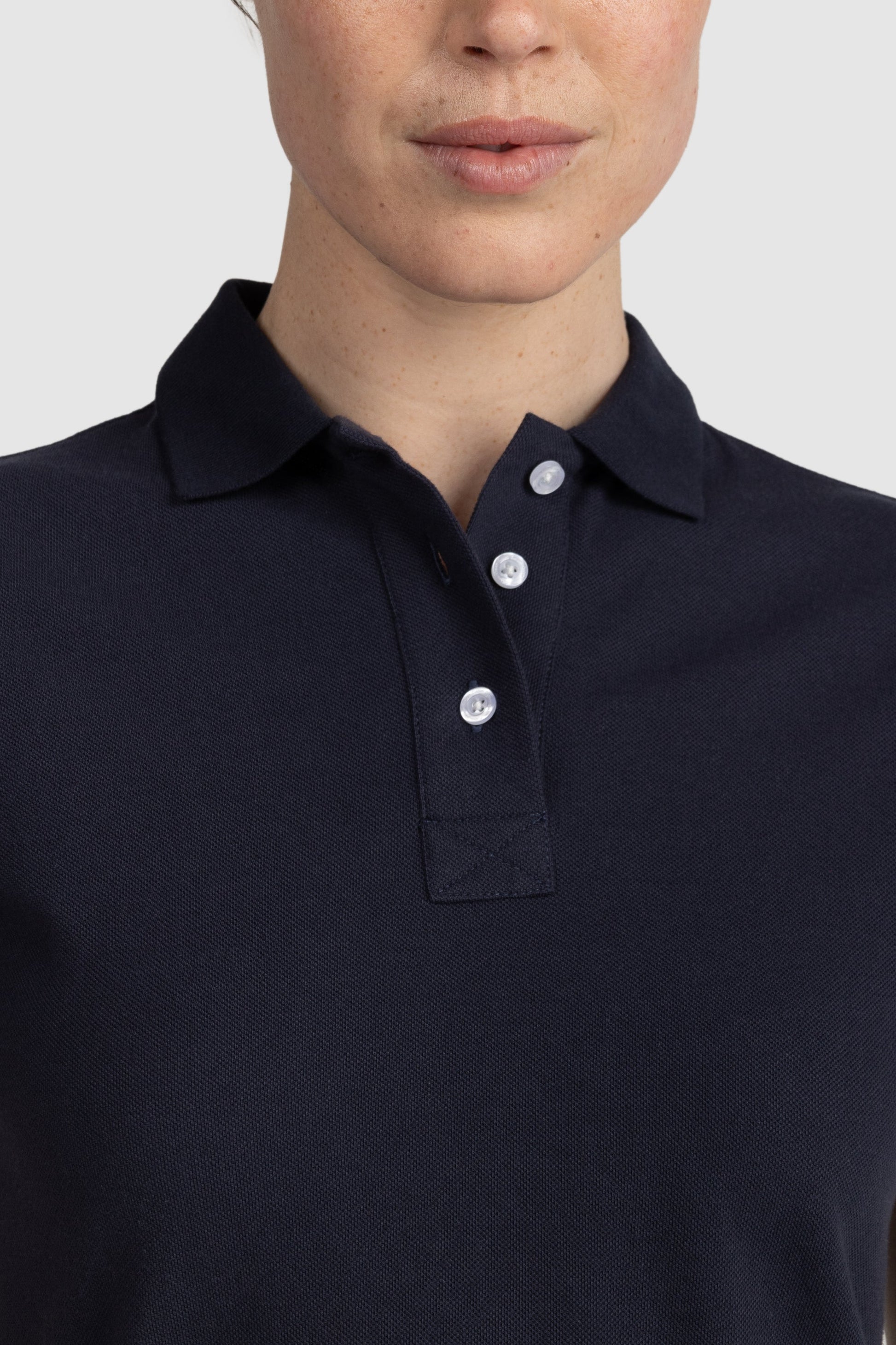 Womens Standard Polo Shirt Navy