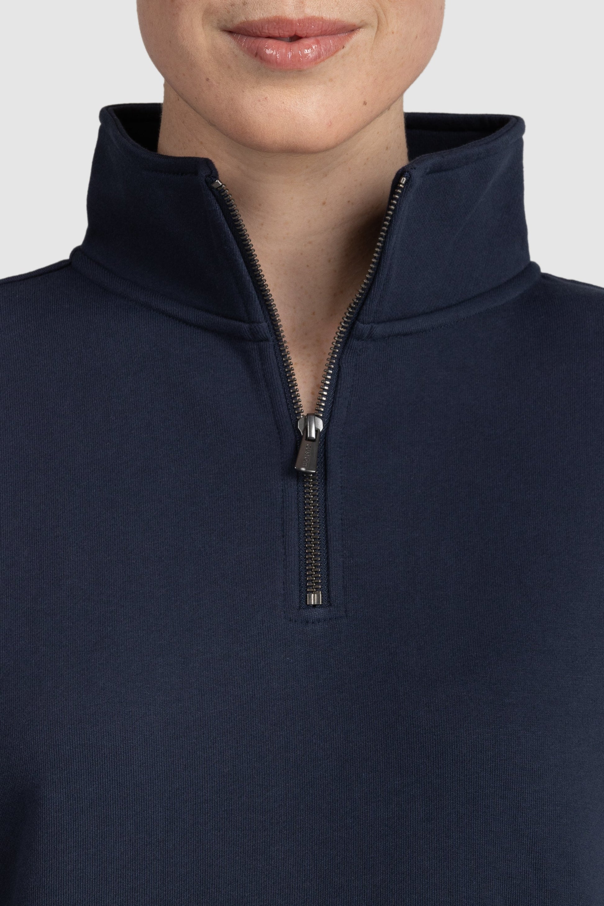 Womens Standard Quarter Zip Navy