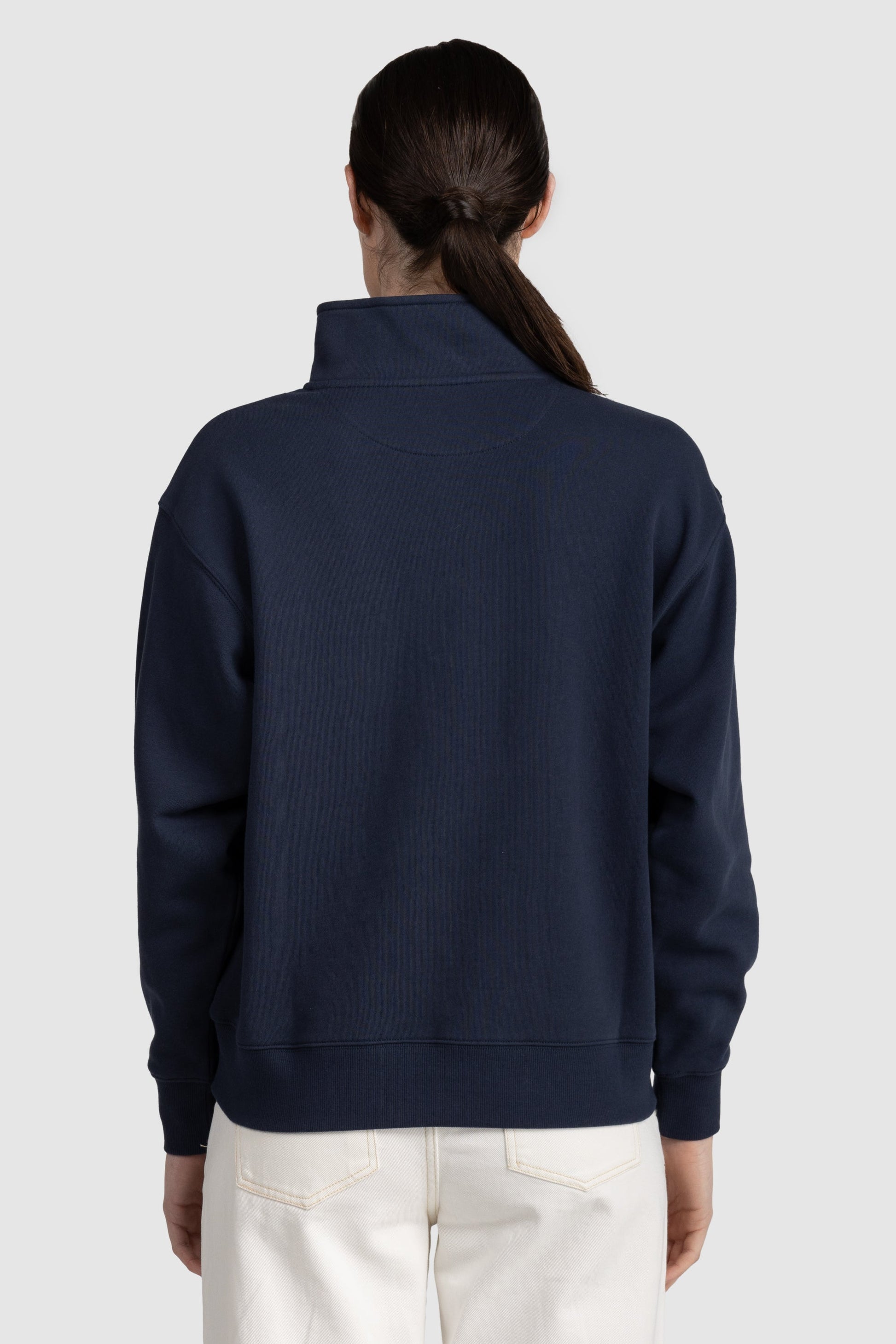 Womens Standard Quarter Zip Navy
