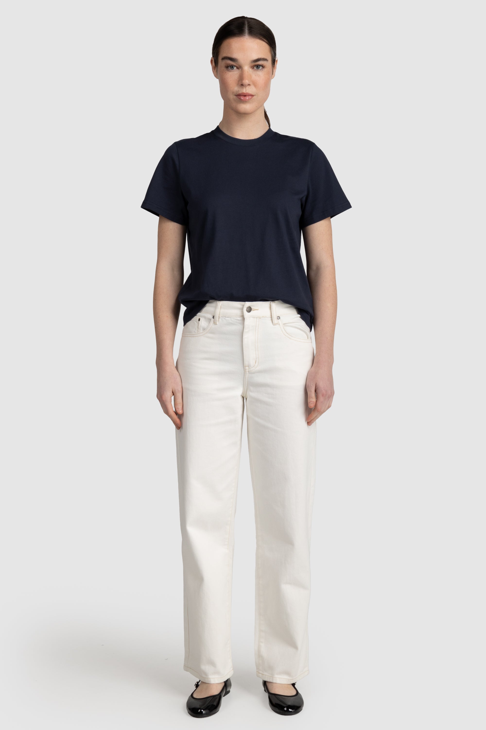 Womens Standard T Shirt Navy