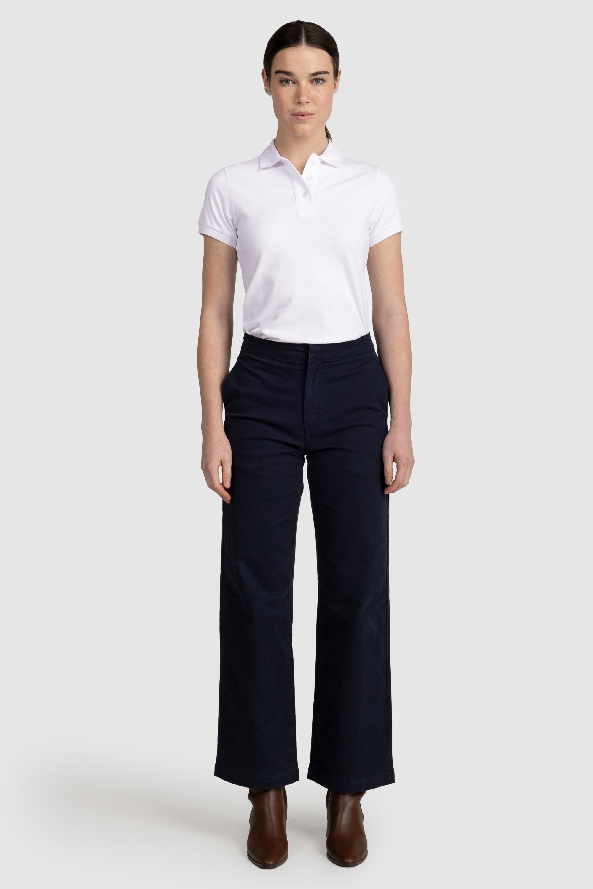 Womens Standard Polo Shirt White