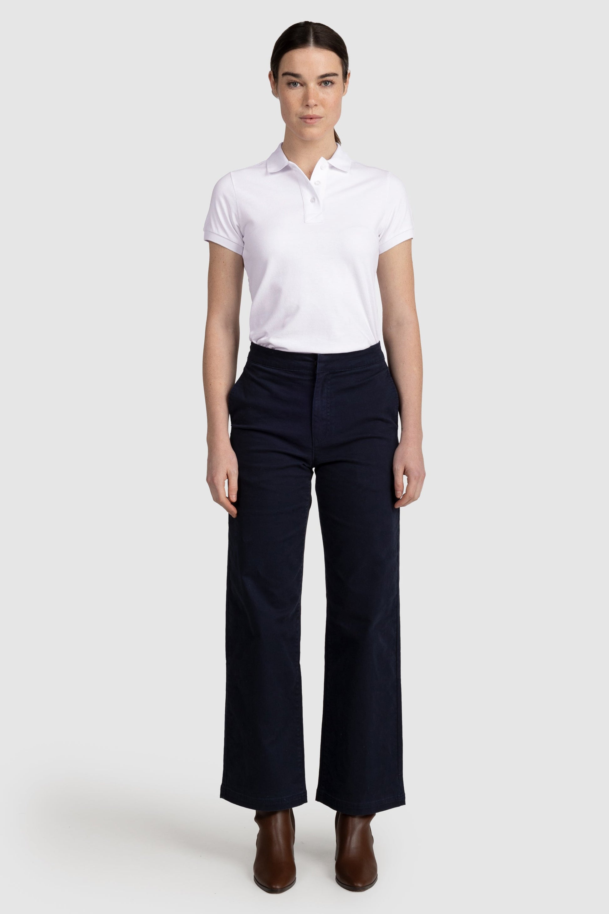 Womens Standard Polo Shirt White